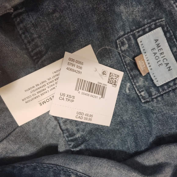 Denim Button-Up Jacket - Picture 2 of 3